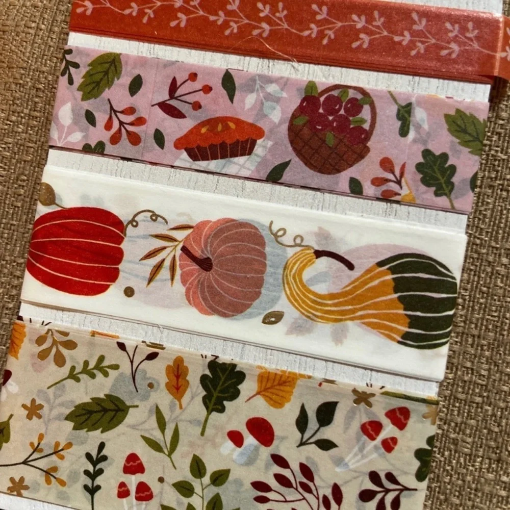 Last One- Archer & Olive Fall Trio Washi Tape Sample - Picture 4 of 4